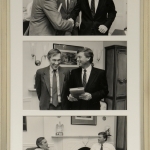 Richard Fenno and former Vice President (at this time Indiana Senator), Dan Quayle c. 1981.