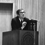 Richard Fenno Lecturing at the University of Rochester, 1976.