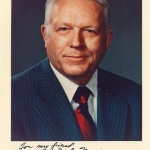 Autographed photo from former Georgia Representative, Jack Flynt, 1976.