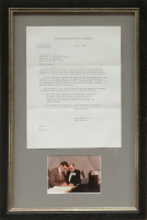 Letter and photograph documenting Richard Fenno's induction into the National Academy of Sciences in 1984.