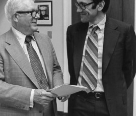 Richard Fenno and Jack Flynt c. 1976. Richard Fenno and Jack Flynt c. 1976.