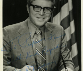 Autographed photo from former New Mexico Senator, Pete Domenici, c. 1980. Autographed photo from former New Mexico Senator, Pete Domenici, c. 1980.